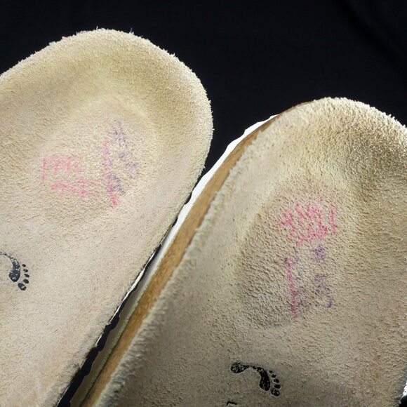 Birkenstock Madrid Slip-on Sandals Patent Blue Single Strap Women's 41 L10 - Picture 3 of 6